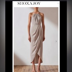 CORE HIGH NECK RUCHED DRESS